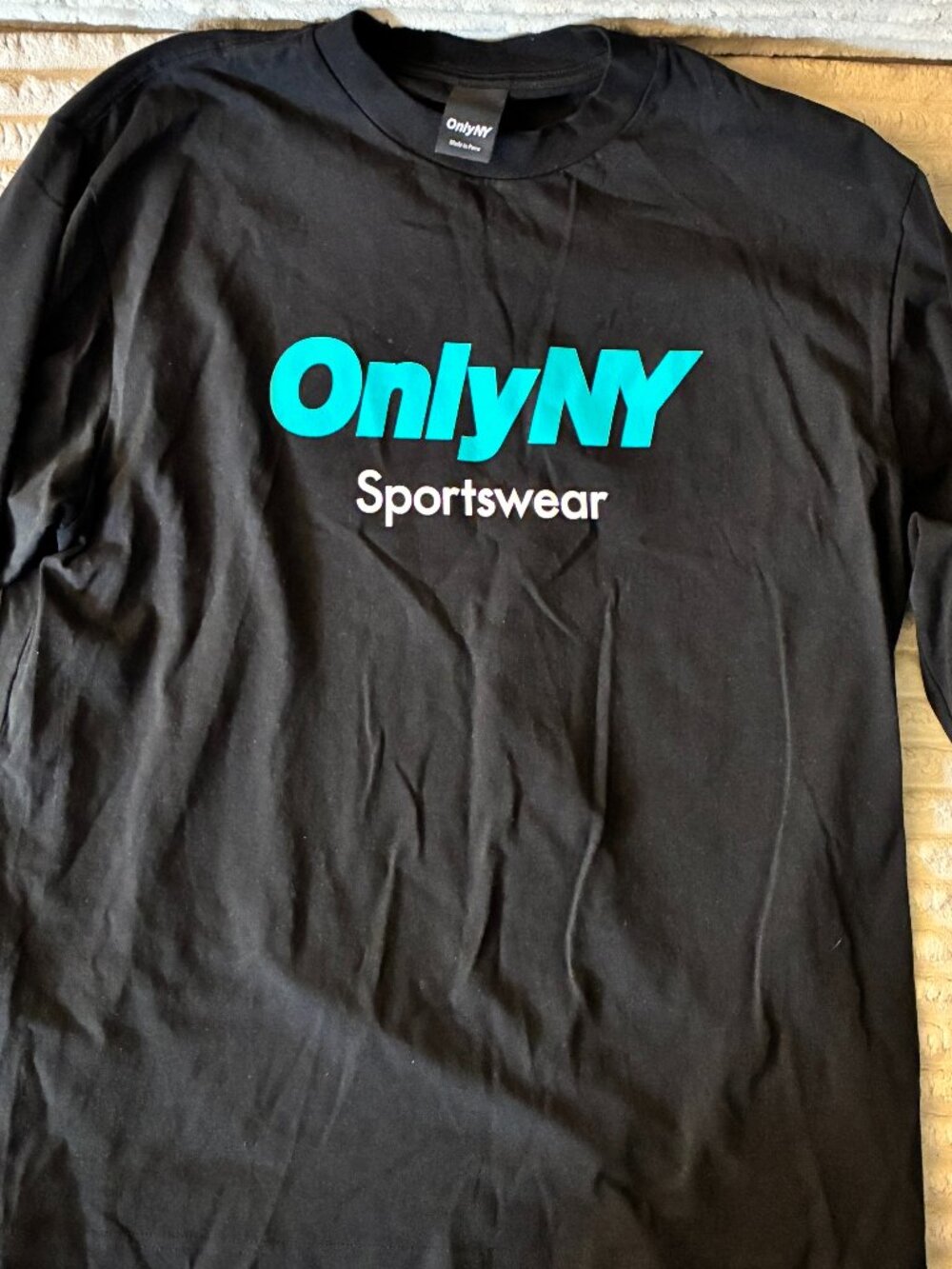 Only NY Sportswear Long Sleeve T-Shirt Black Size M